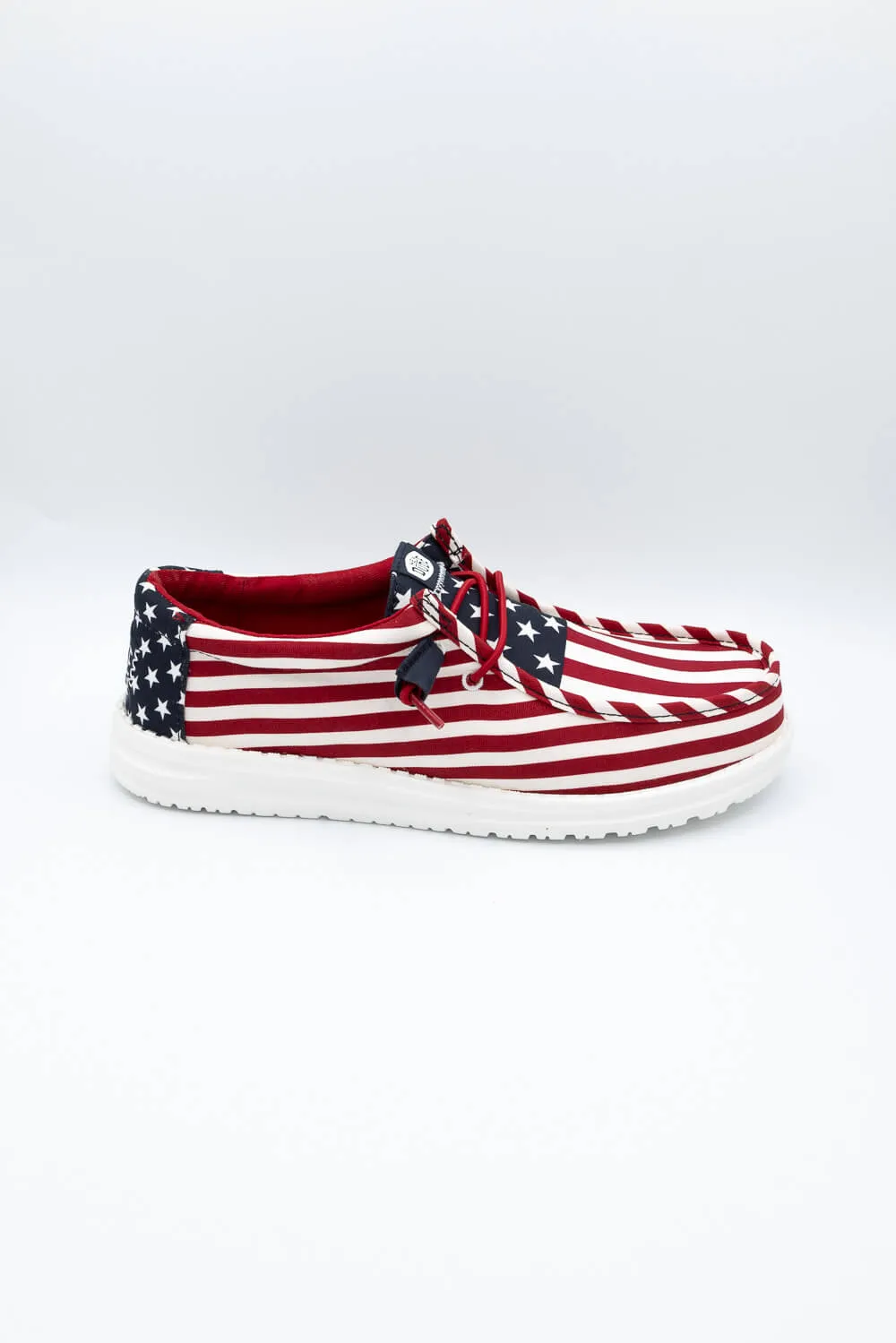 HEYDUDE Men’s Wally Americana Shoes in American Flag | 40687-9CW sold by Glik’s product image thumbnail 2