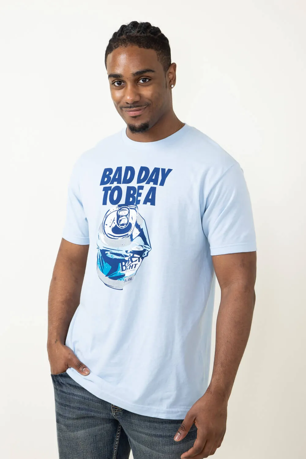 Brew City Busch Light Bad Day T-Shirt for Men in Blue | 16359-901C sold by Glik’s product image thumbnail 2