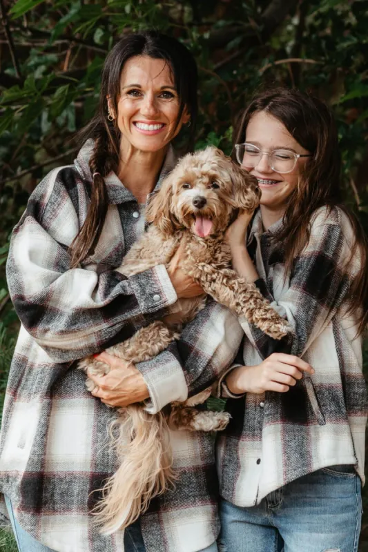 Plaid Shacket for Women in Grey/Tan | SHKTPLD-PLAIDGREYTAN sold by Glik’s