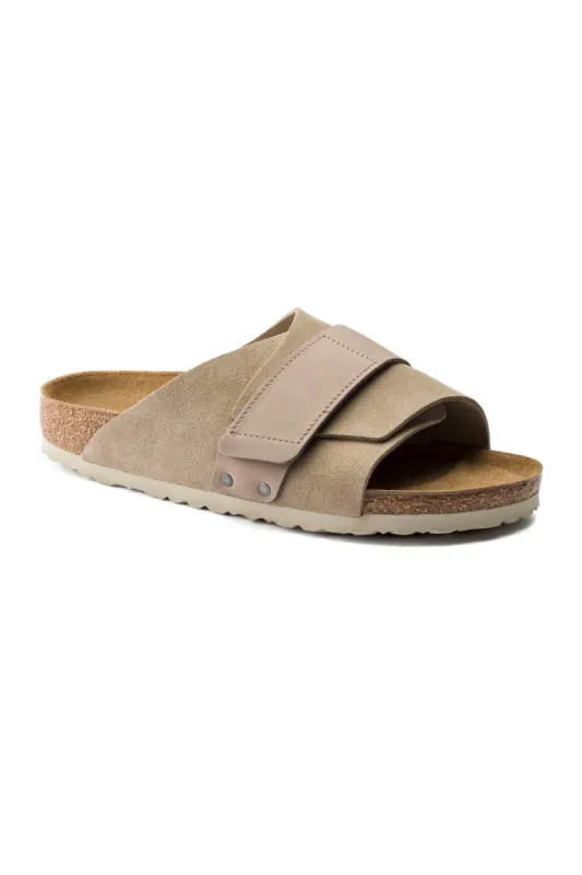 Birkenstock Kyoto Suede Sandals for Men in Taupe | 1015572 sold by Glik’s