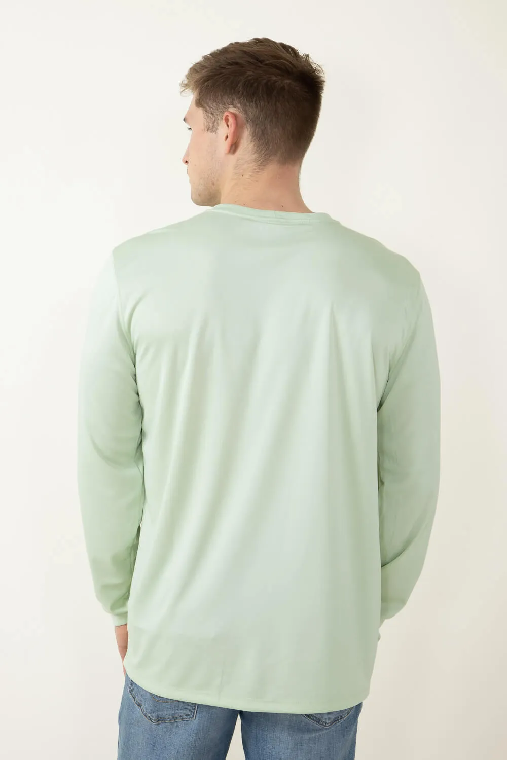 Carhartt Long Sleeve Force Sun Defender Graphic T-Shirt for Men in Green | 106164-GF3-TENDERGREENS sold by Glik’s product image thumbnail 2