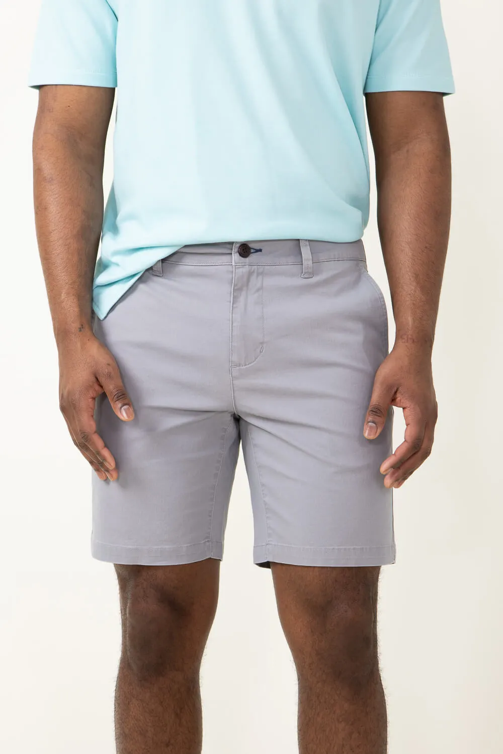 1897 Original 8" Wash Twill Shorts for Men in Light Grey | 4GLX1222-LT GREY sold by Glik’s product image thumbnail 2