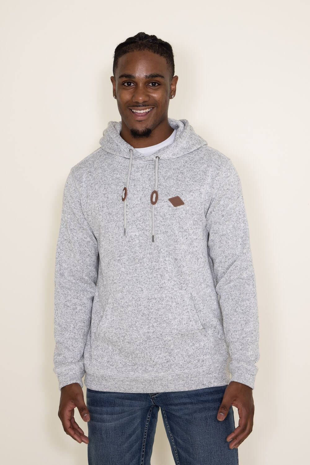 Quiksilver Keller Hoodie for Men in Light Grey Heather | EQYFT04837-SJSH sold by Glik’s
