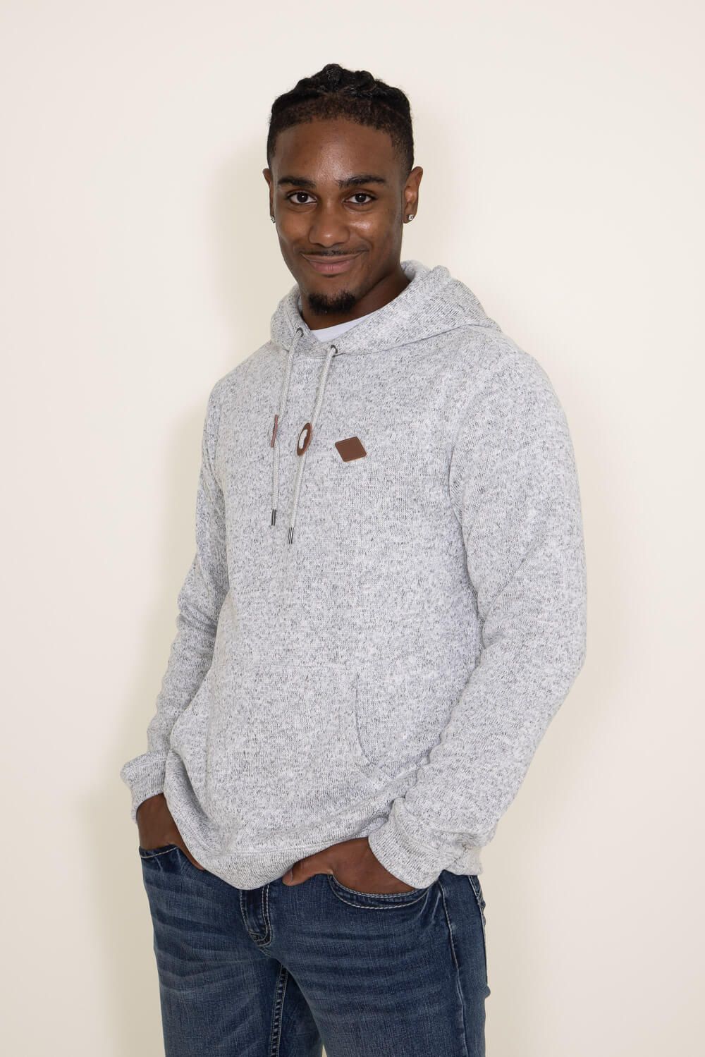 Quiksilver Keller Hoodie for Men in Light Grey Heather | EQYFT04837-SJSH sold by Glik’s product image thumbnail 3