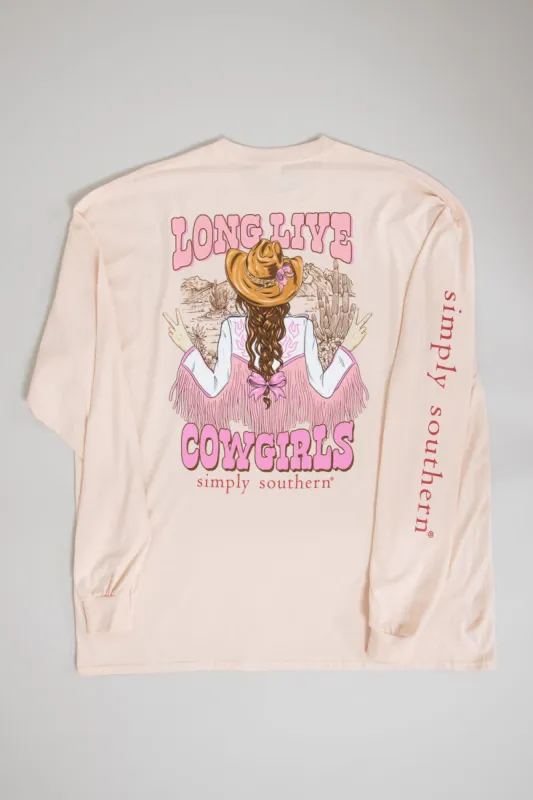 Simply Southern Plus Size Long Sleeve Cowgirls for Women in Creme | EXT-LS-COWGIRLJKT-CREME sold by Glik’s