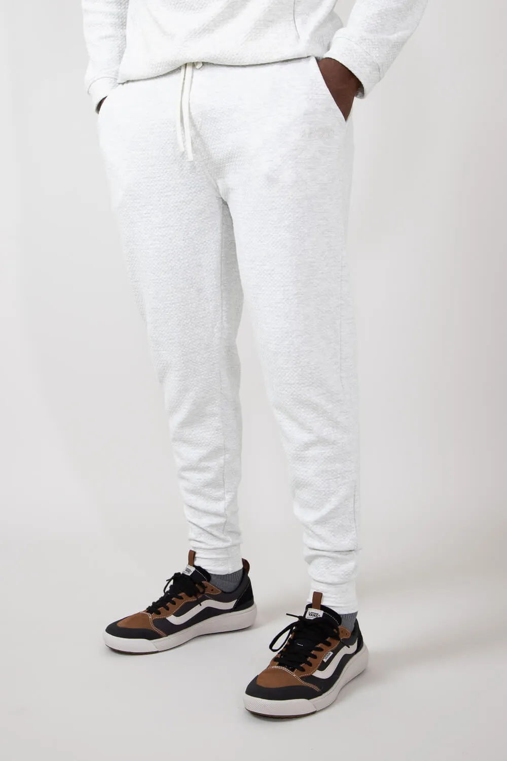 1897 Active Diamond Stretch Joggers for Men in Oatmeal | MP922-OATMEAL sold by Glik’s product image thumbnail 5