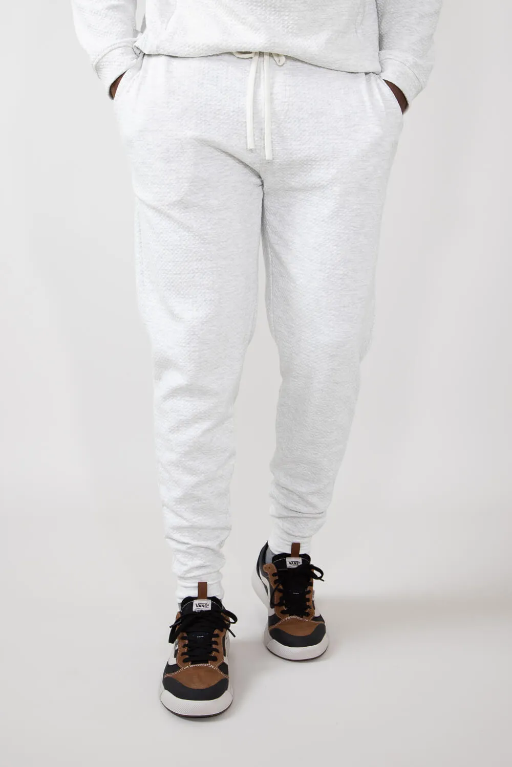 1897 Active Diamond Stretch Joggers for Men in Oatmeal | MP922-OATMEAL sold by Glik’s