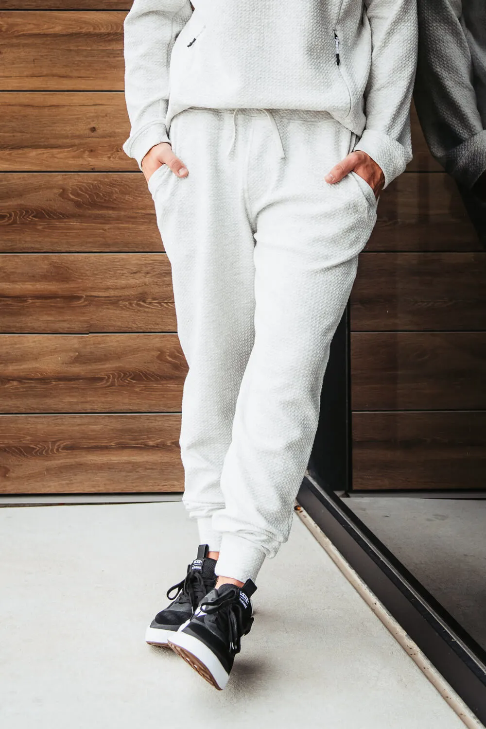 1897 Active Diamond Stretch Joggers for Men in Oatmeal | MP922-OATMEAL sold by Glik’s product image thumbnail 2