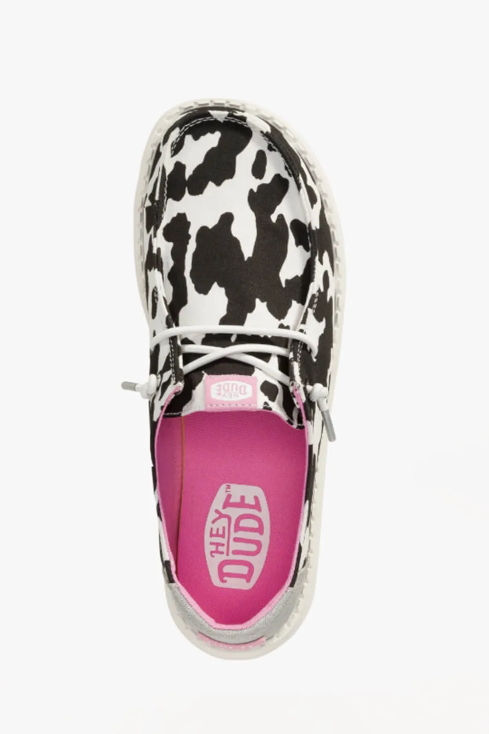 HEYDUDE Women’s Wendy Cowgirl Sparkle Shoes in Black/White | 42718-066 sold by Glik’s product image thumbnail 3