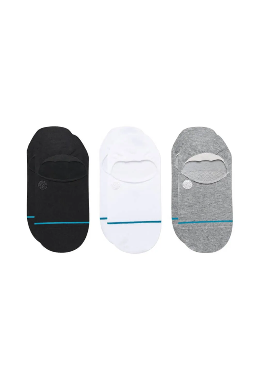 Stance Icon 3 Pack No Show Socks for Men in Multi | A145A23ICO-MUL sold by Glik’s
