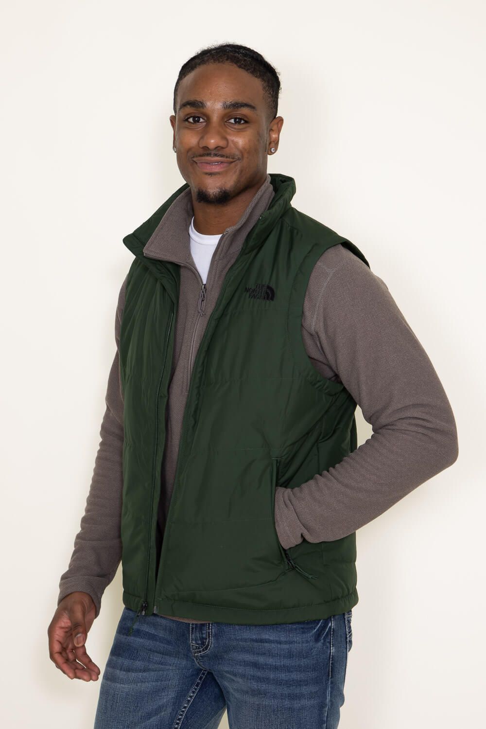 The North Face Junction Insulated Vest for Men in Green | NF0A5GDD-10P sold by Glik’s product image thumbnail 3