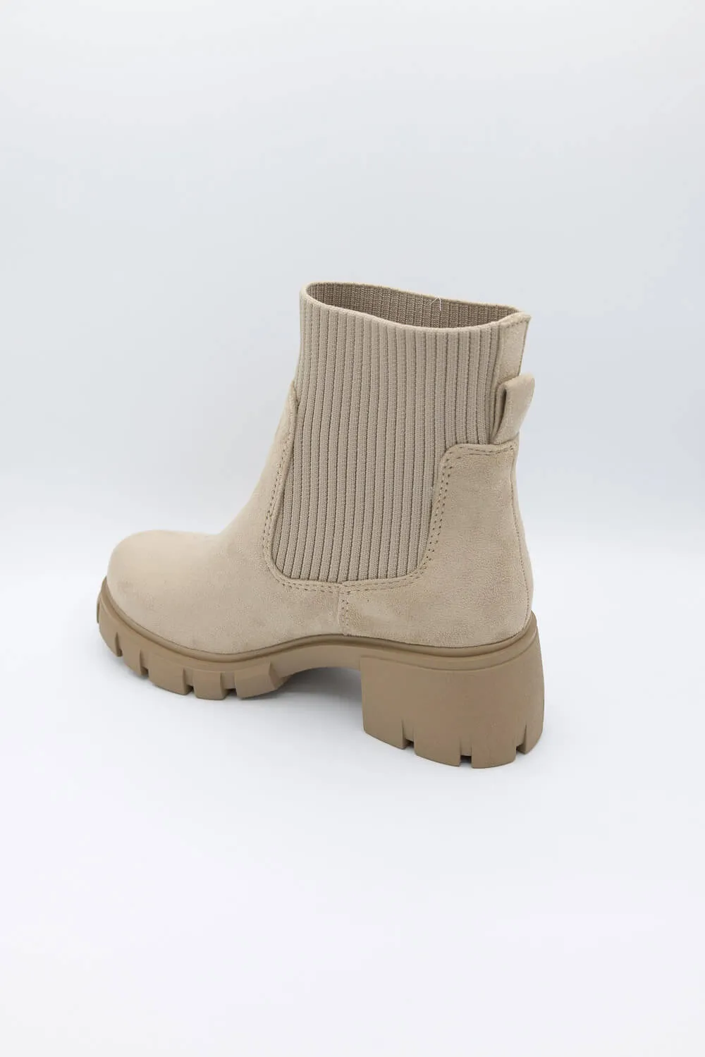 Soda Zordy Lug Booties for Women in Light Brown | ZORDY-S LT WHEAT sold by Glik’s product image thumbnail 5