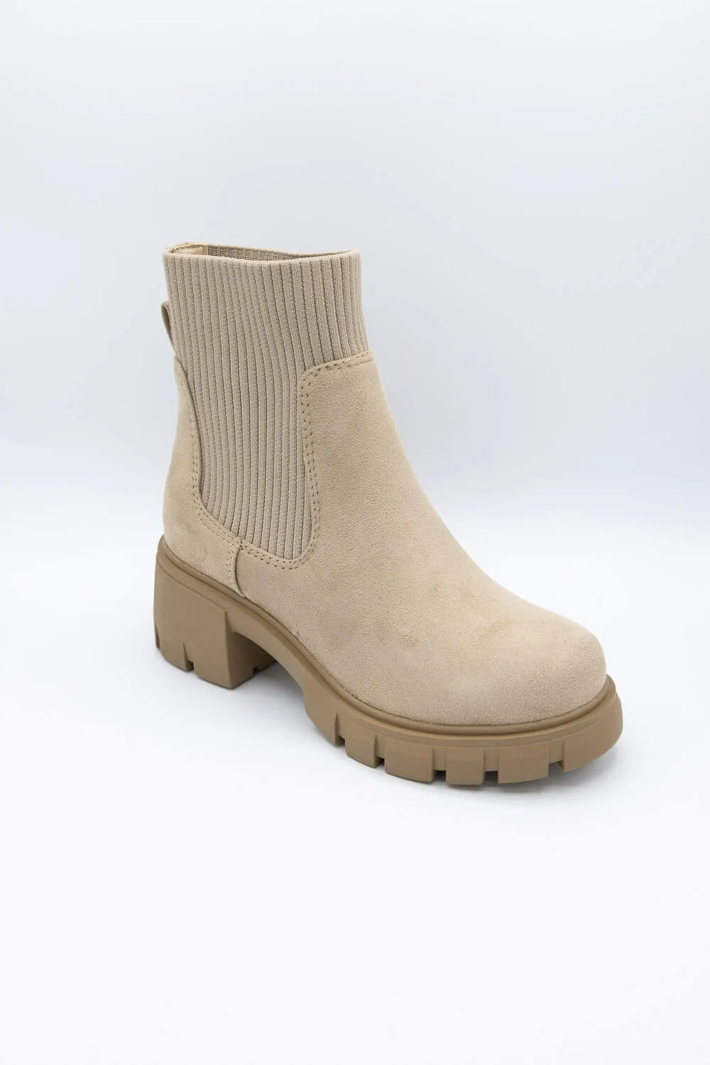 Soda Zordy Lug Booties for Women in Light Brown | ZORDY-S LT WHEAT sold by Glik’s product image thumbnail 2