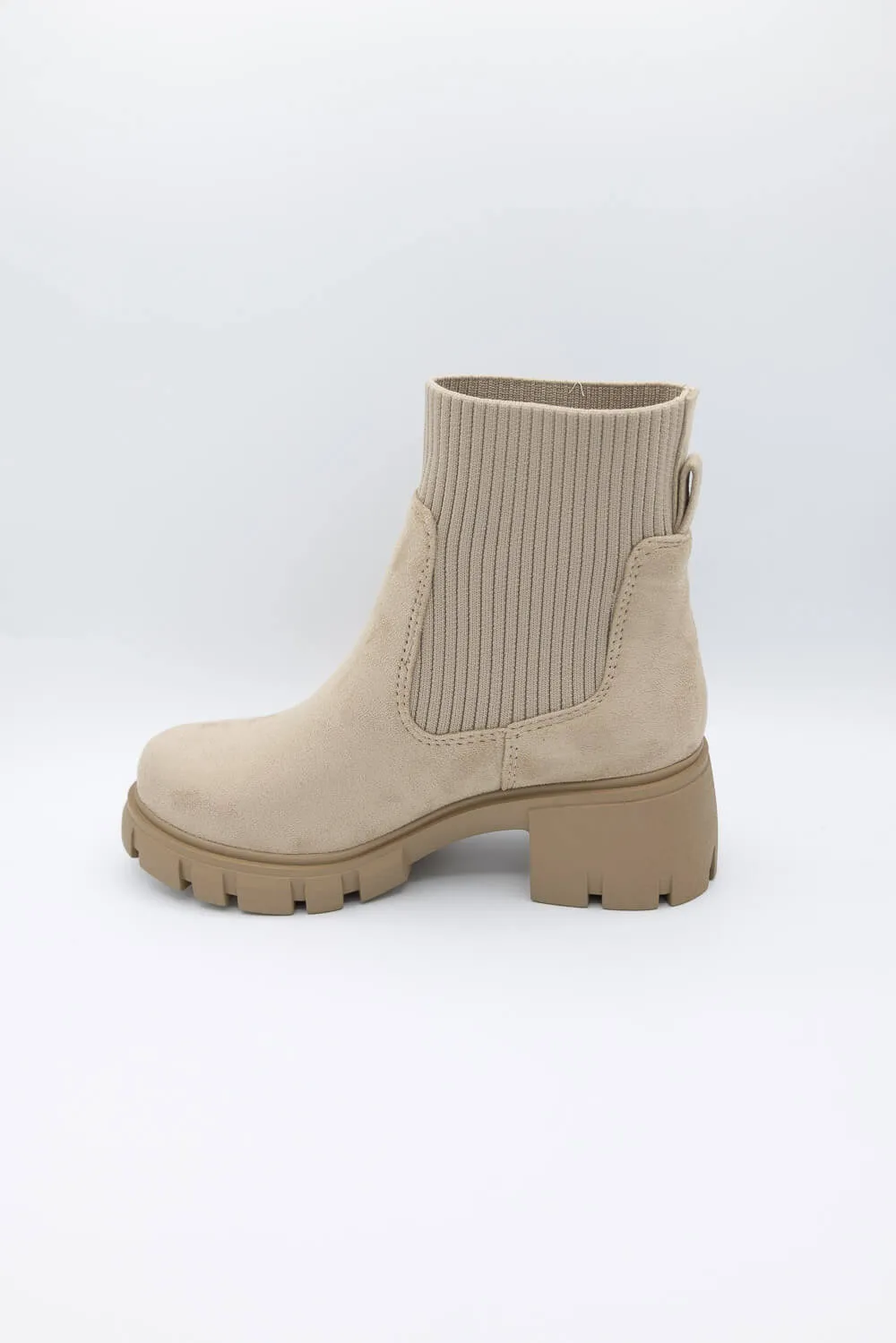 Soda Zordy Lug Booties for Women in Light Brown | ZORDY-S LT WHEAT sold by Glik’s product image thumbnail 4