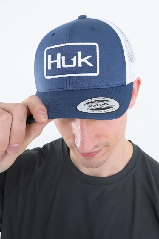 Huk Fishing Trucker Hat for Men in Sargasso Sea Blue | H3000301-409 sold by Glik’s