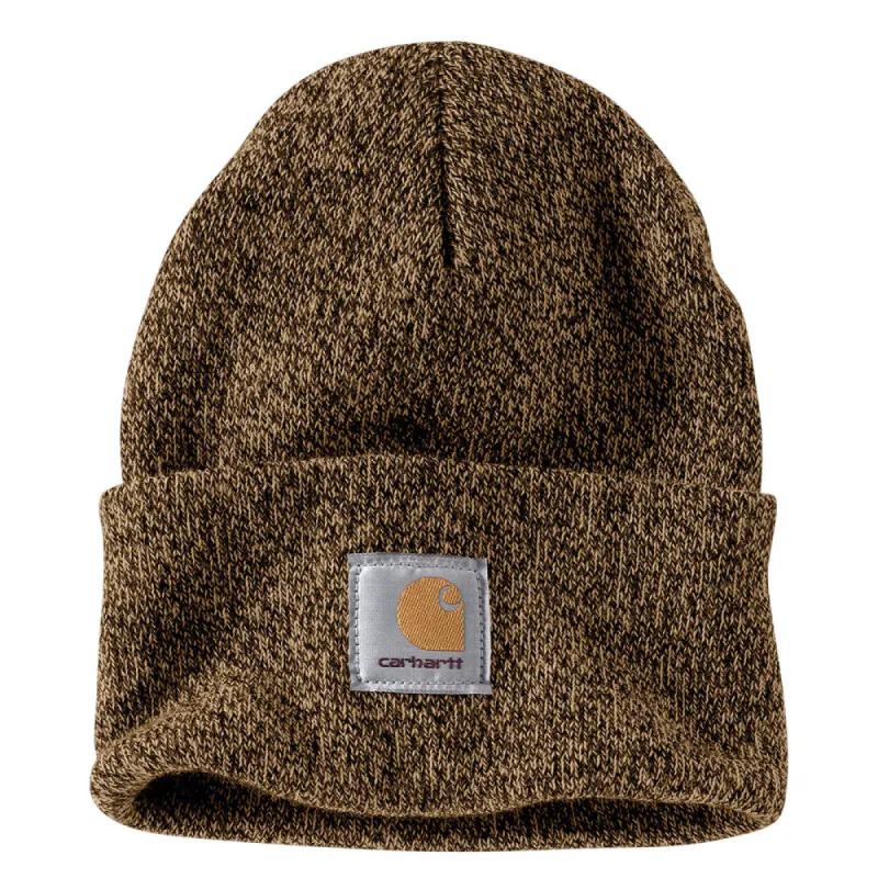 Carhartt Knit Cuff Beanie in Dark Brown | A18-247 sold by Glik’s
