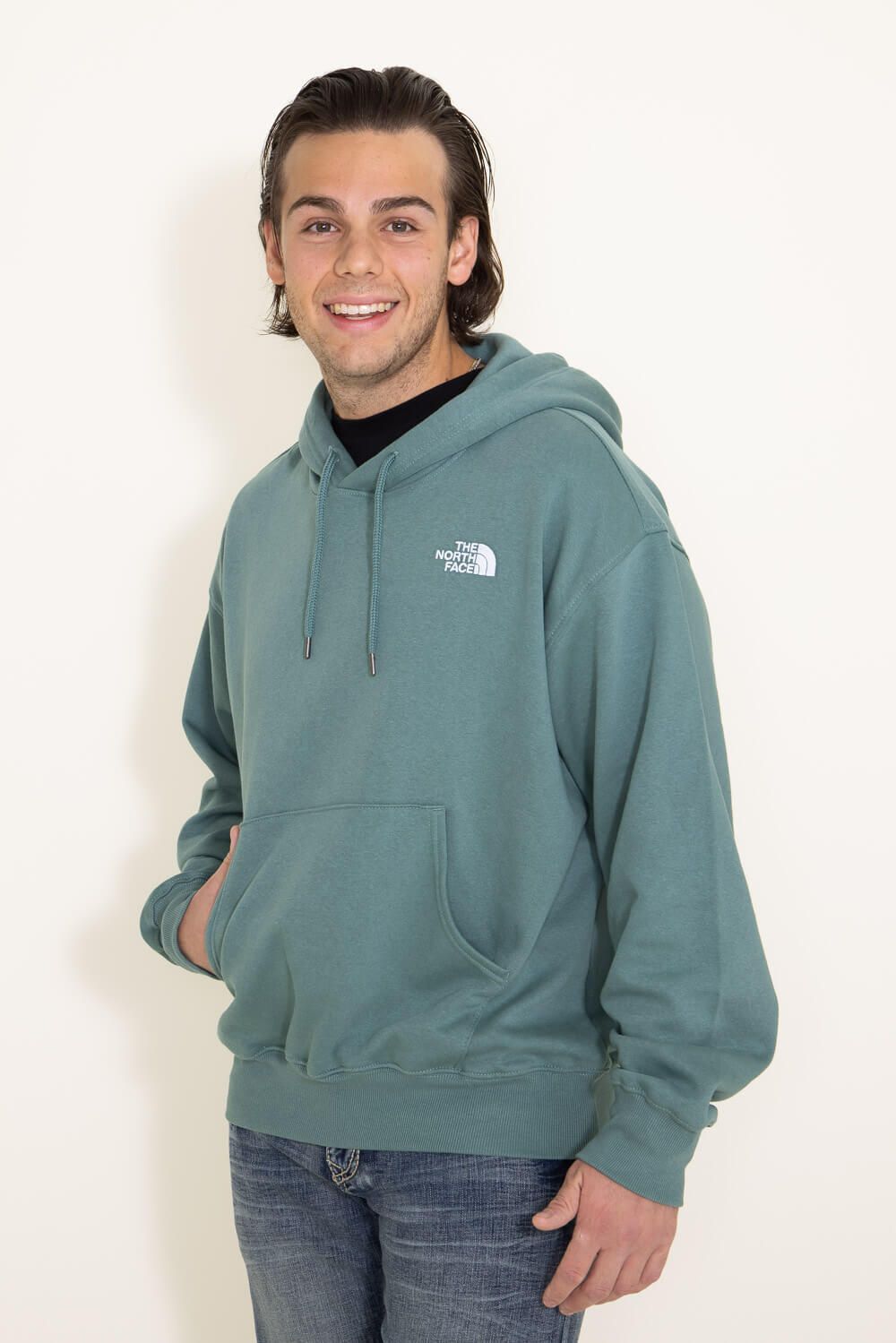 The North Face Evolution Vintage Hoodie for Men in Sage Green | NF0A84GE-I0F sold by Glik’s product image thumbnail 3