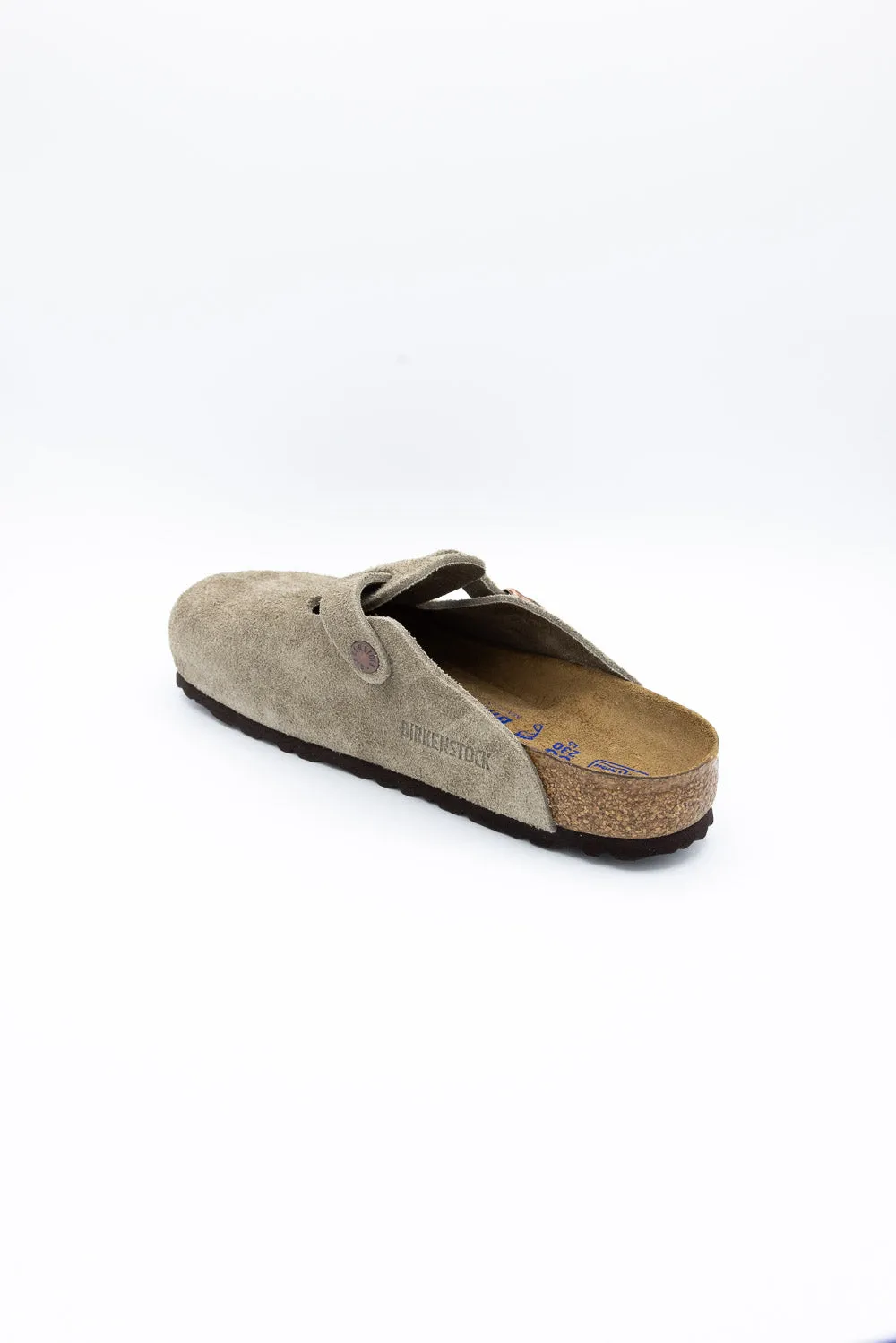 Birkenstock Boston Soft Footbed Suede Leather Clogs for Women in Taupe | 560771-W sold by Glik’s product image thumbnail 4
