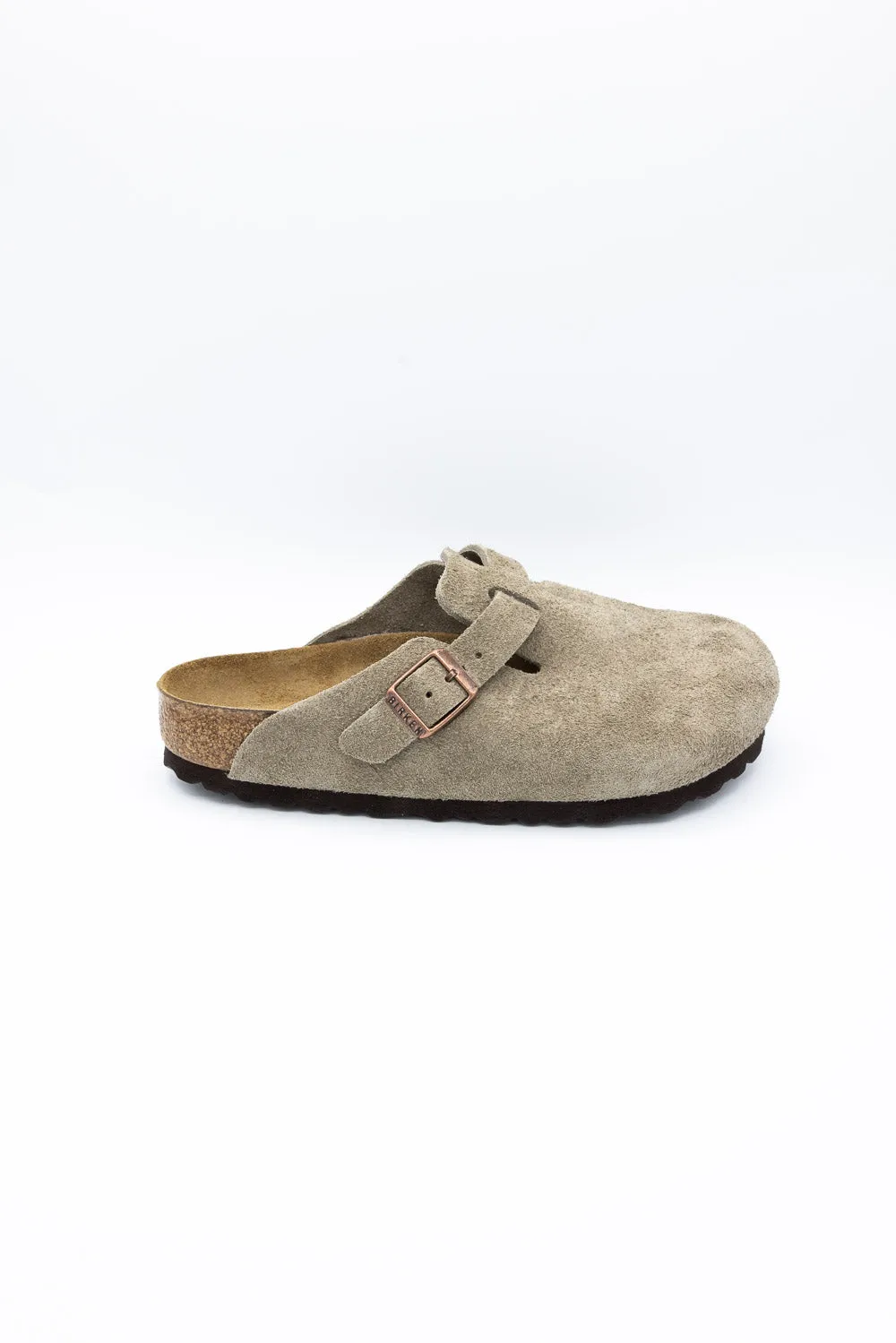 Birkenstock Boston Soft Footbed Suede Leather Clogs for Women in Taupe | 560771-W sold by Glik’s product image thumbnail 3