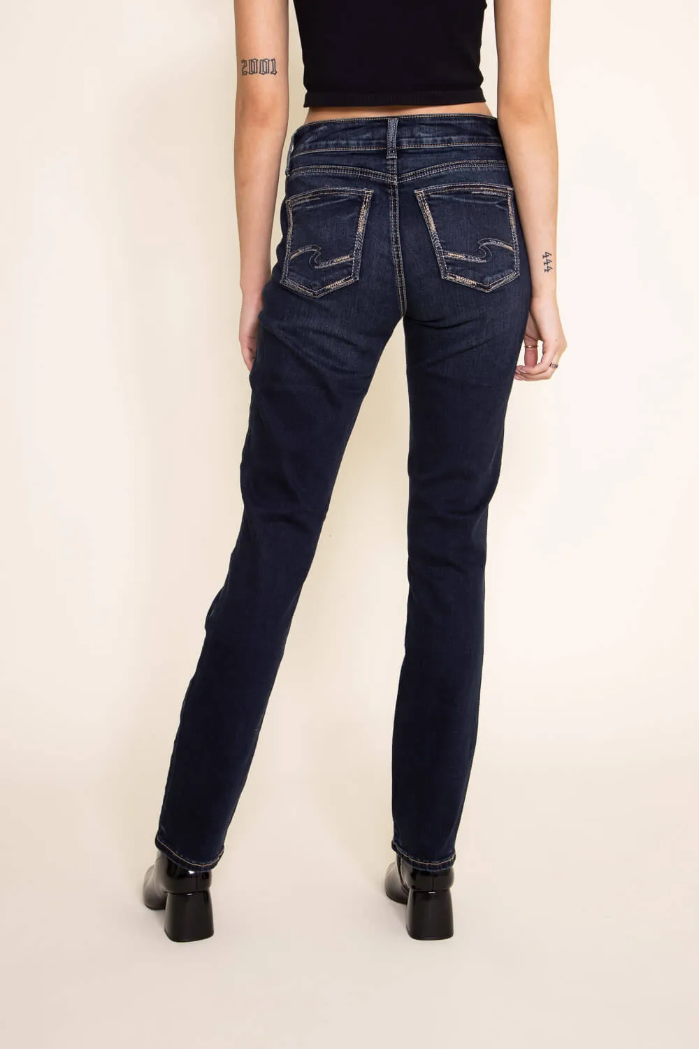 Silver Jeans Elyse Straight Jeans for Women | L03403EDB441 sold by Glik’s product image thumbnail 2