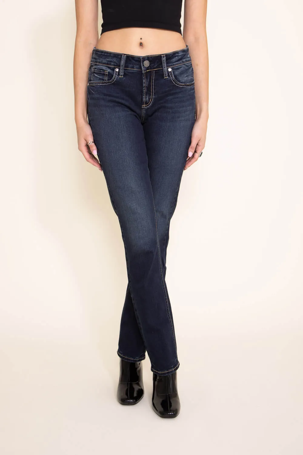 Silver Jeans Elyse Straight Jeans for Women | L03403EDB441 sold by Glik’s product image thumbnail 3