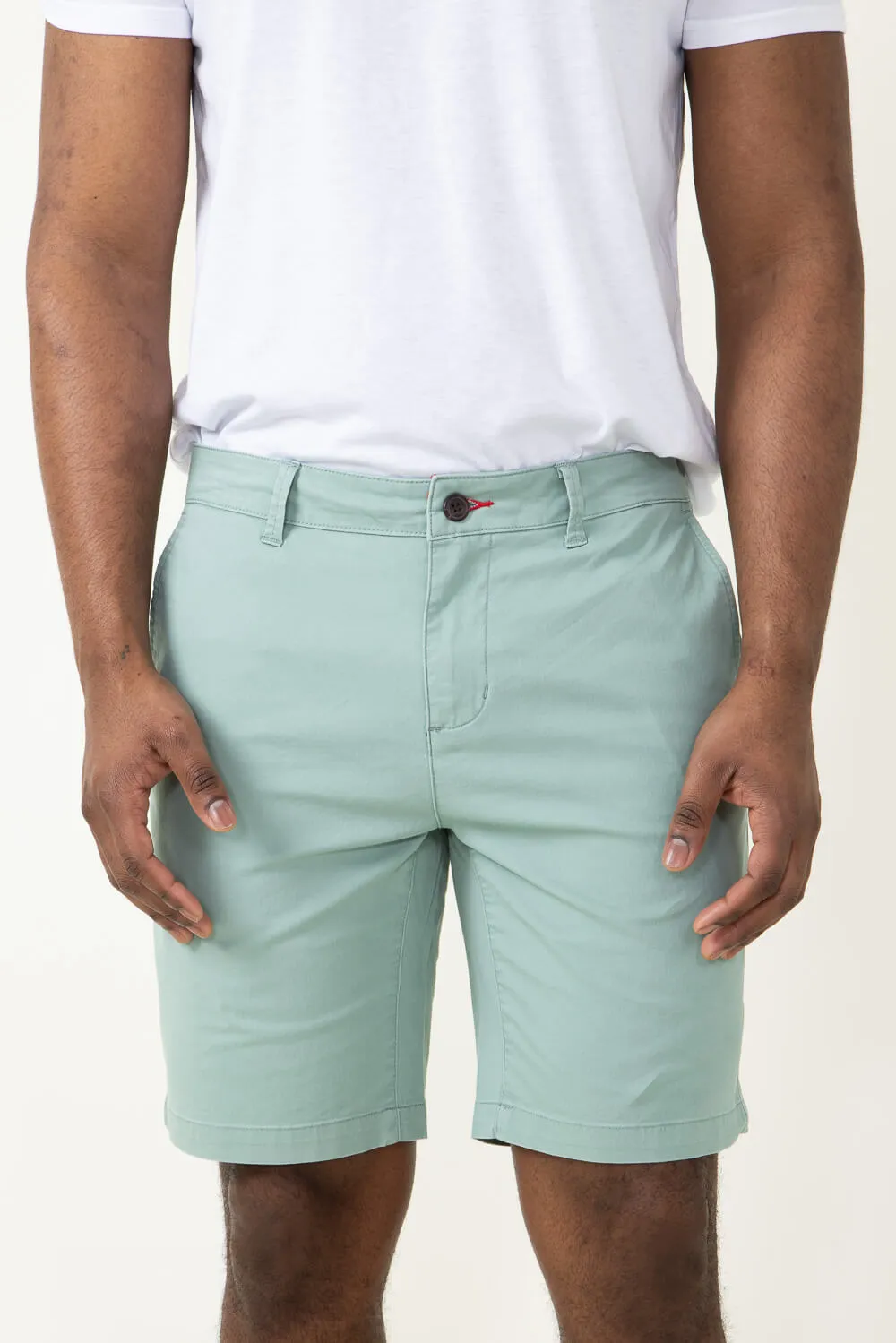 1897 Original 9" Washed Twill Shorts for Men in Green | 4GLL1223-GREEN sold by Glik’s