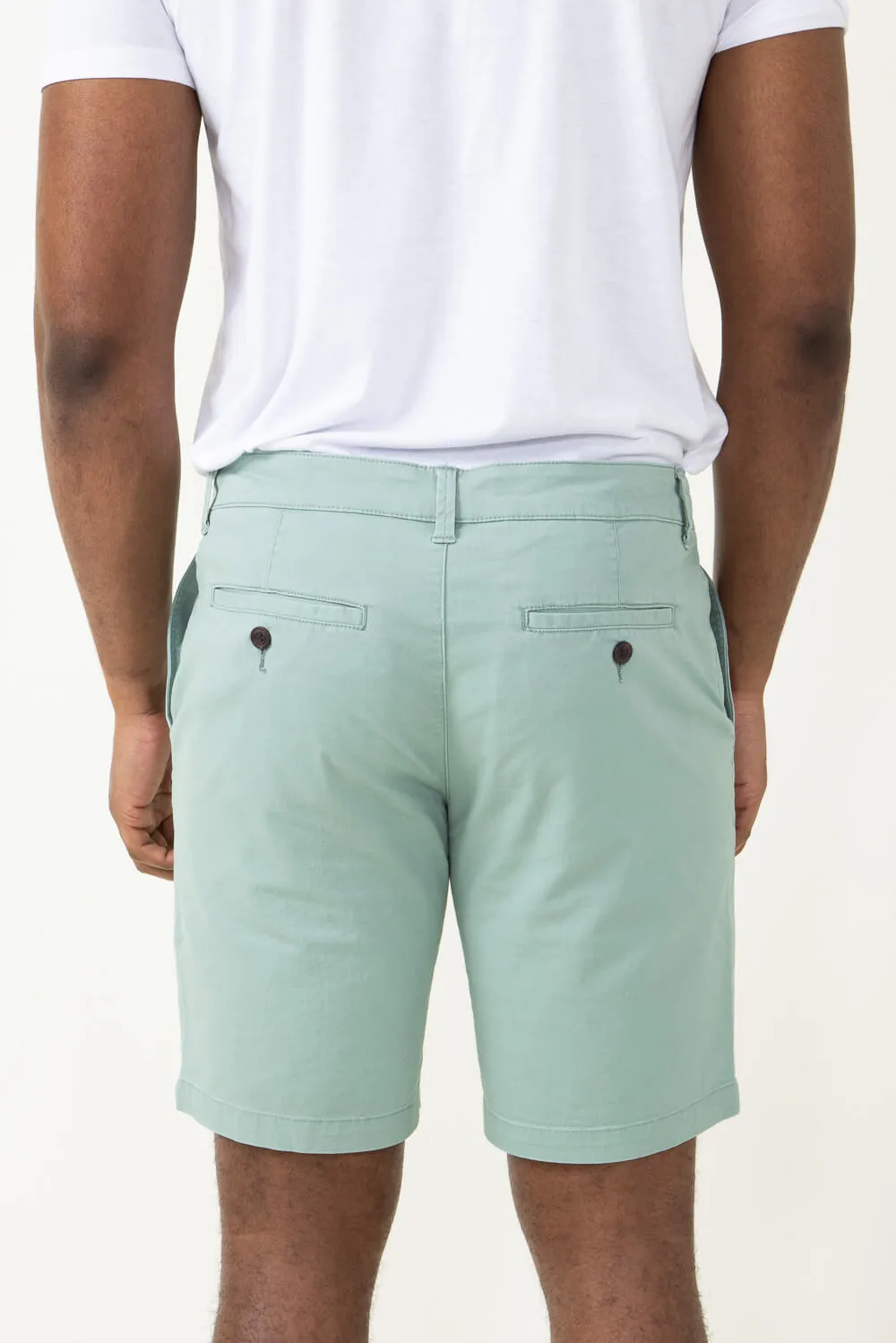 1897 Original 9" Washed Twill Shorts for Men in Green | 4GLL1223-GREEN sold by Glik’s product image thumbnail 2