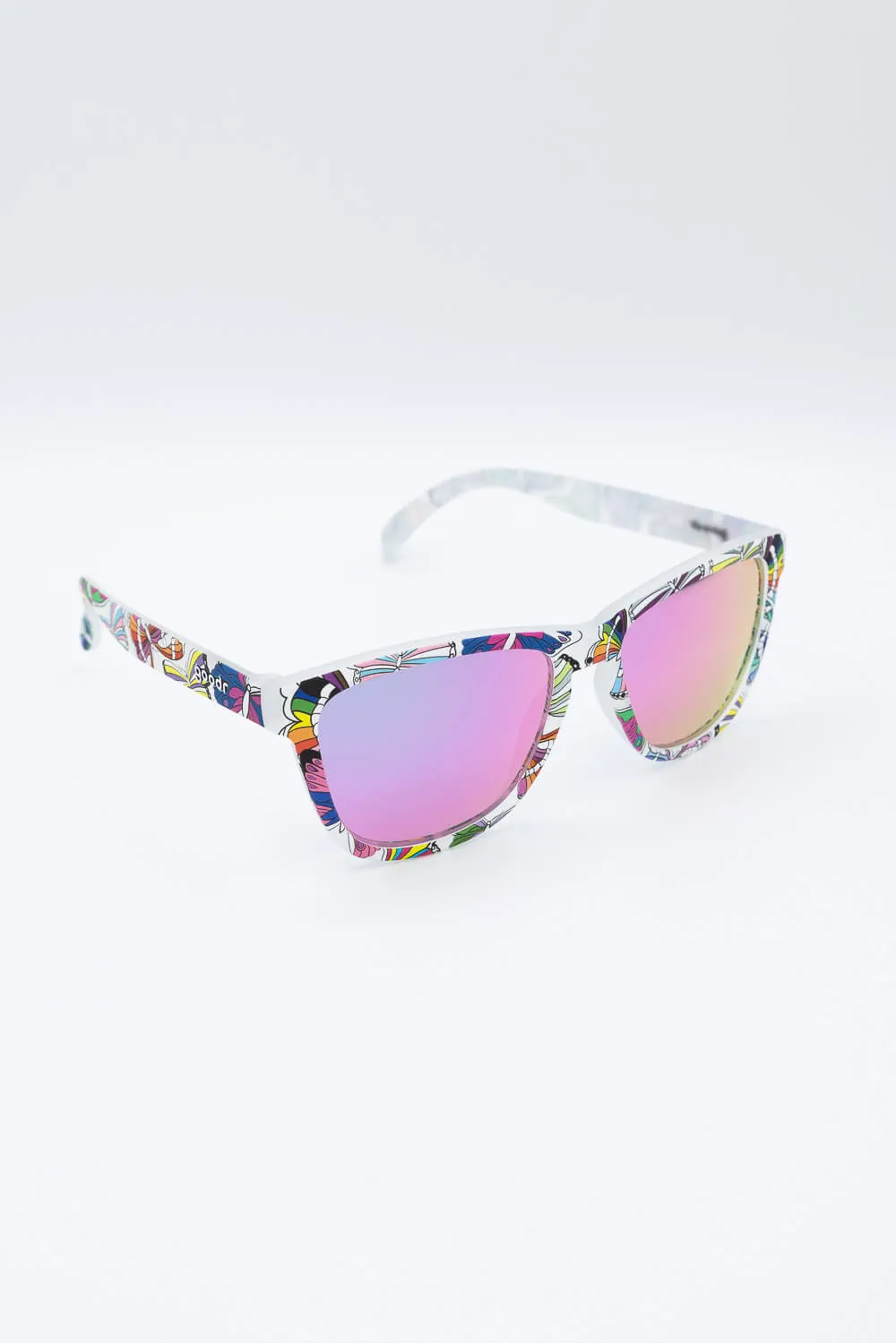 goodr Is It Queer In Here Or Is It Just Us Sunglasses in Multi | PRIDE-OG sold by Glik’s product image thumbnail 2