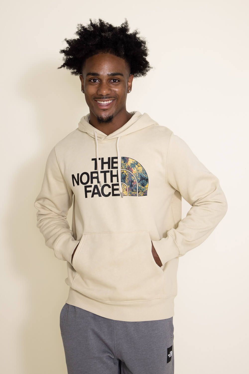 The North Face Half Dome Pullover Hoodie for Men in Tan | NF0A7UNL-8X2 sold by Glik’s