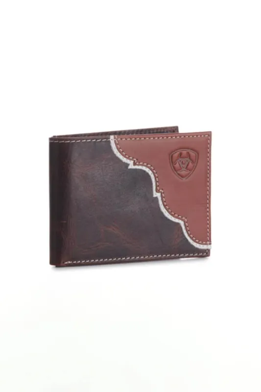 Ariat Bifold Twotone Wallet in Brown/Multi | A3547908-BROWNMULTI sold by Glik’s