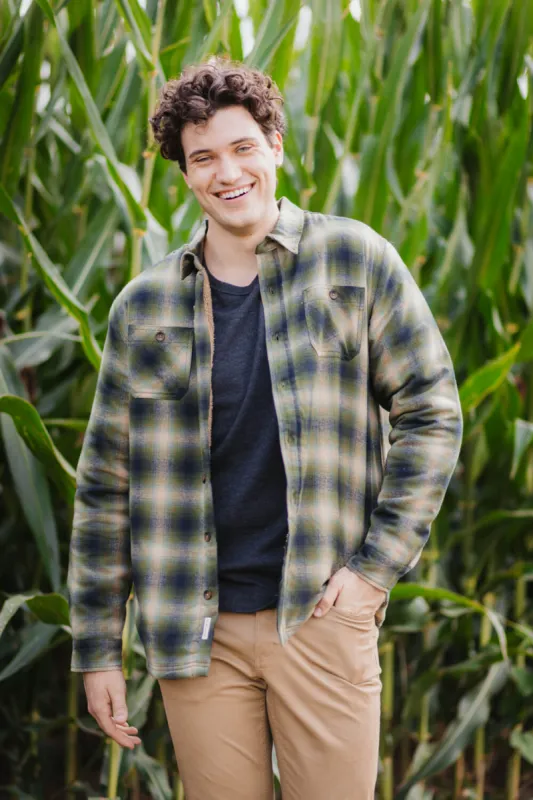 Weatherproof Vintage Lumber Jack Shirt Jacket for Men in Rifle Green | F245441GK-RIFLEGREEN sold by Glik’s