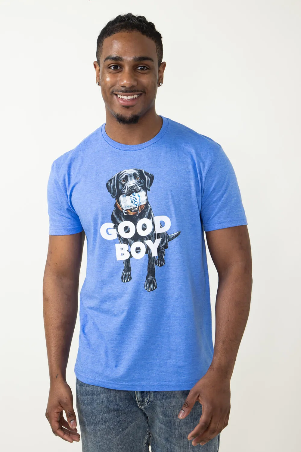 Busch Light Good Boy T-Shirt for Men in Royal Blue | 3363-ROYALBLUE sold by Glik’s