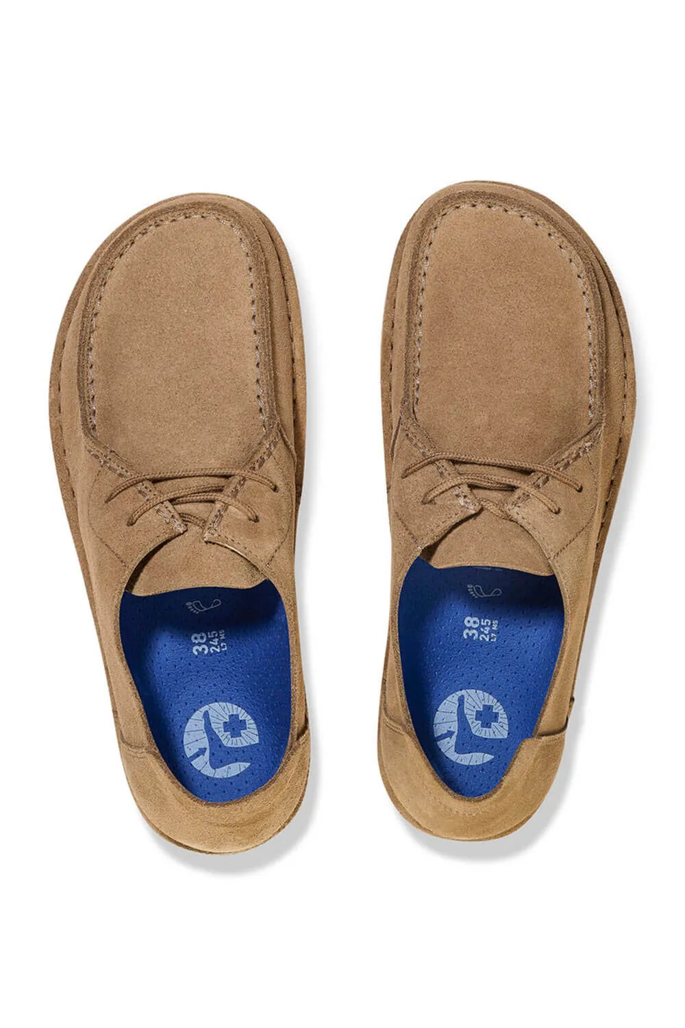 Birkenstock Utti Lace Suede Leather Shoes for Men in Gray Taupe | 1027274 sold by Glik’s product image thumbnail 5