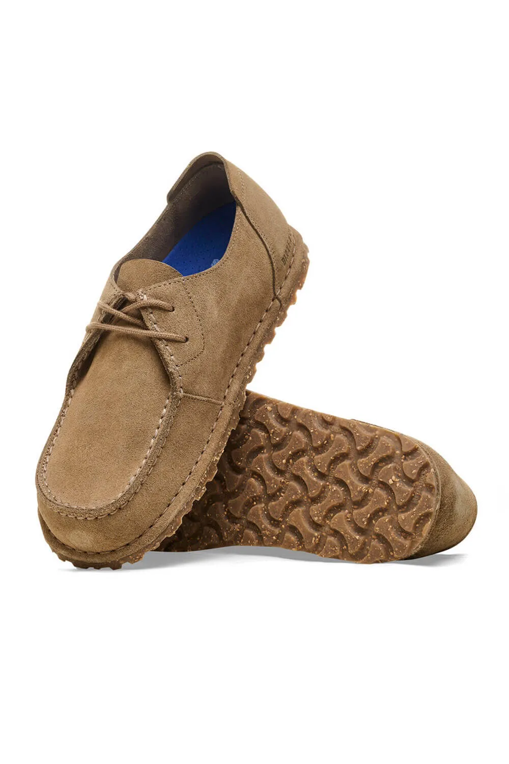 Birkenstock Utti Lace Suede Leather Shoes for Men in Gray Taupe | 1027274 sold by Glik’s product image thumbnail 4