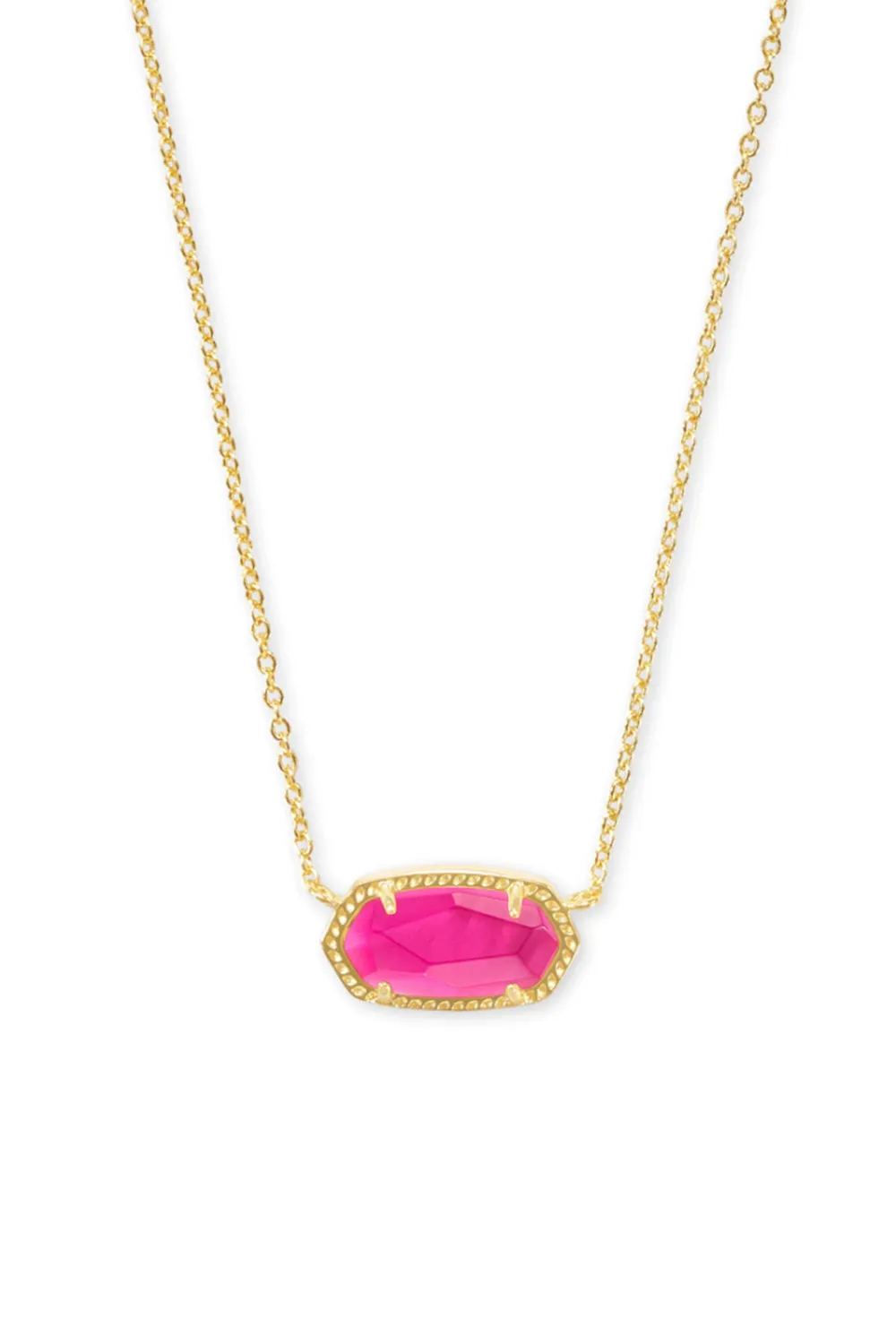 Kendra Scott Elisa Gold Pendant Necklace in Azalea Illusion | 4217703444 sold by Glik’s product image thumbnail 2