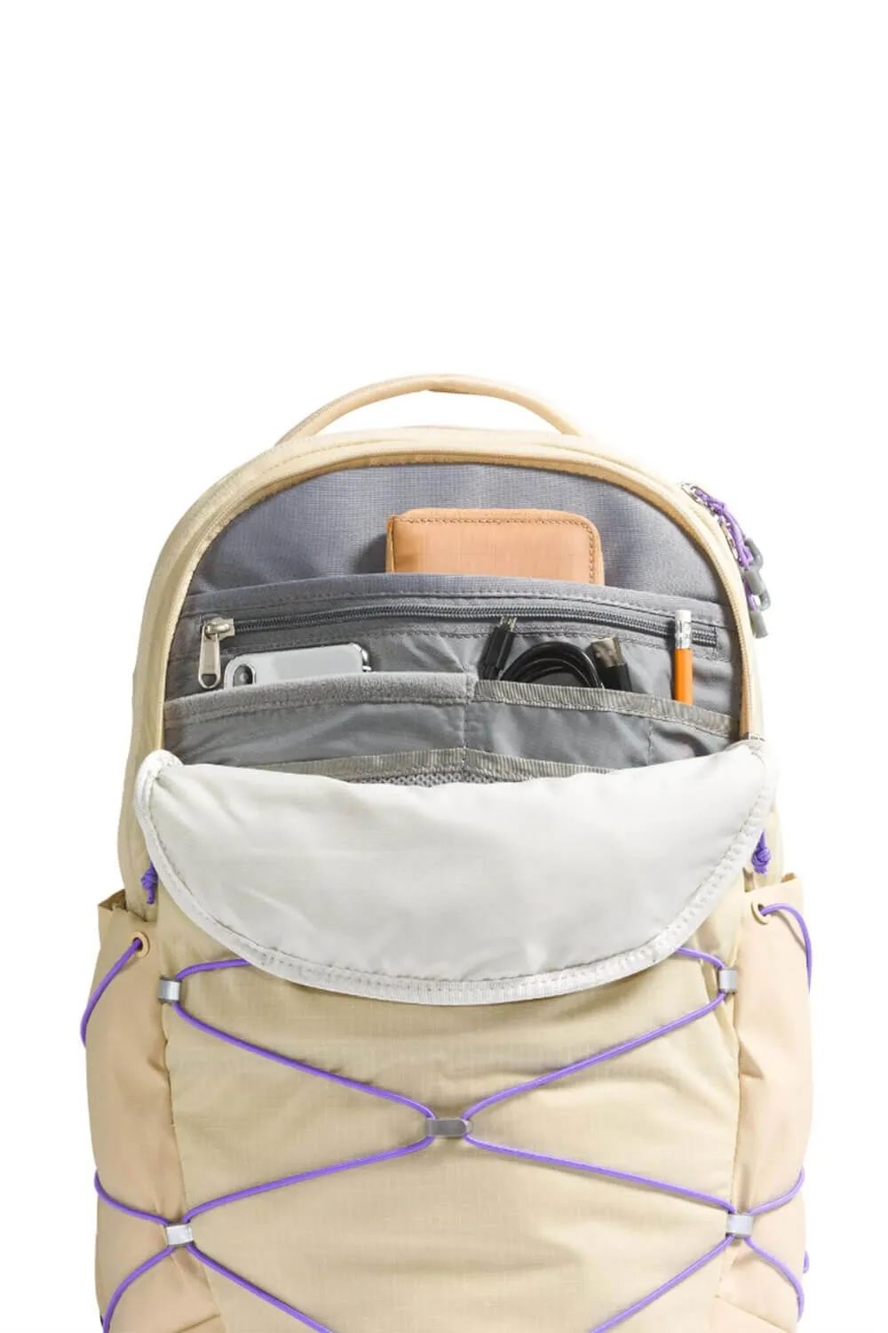 The North Face Borealis Backpack for Women in Gravel/Purple | NF0A52SI-YI8 sold by Glik’s product image thumbnail 5