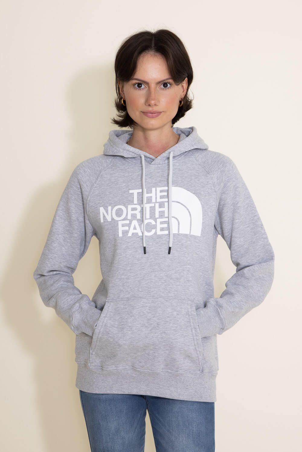 The North Face Half Dome Hoodie for Women in Light Grey | NF0A7UNO-GAV sold by Glik’s