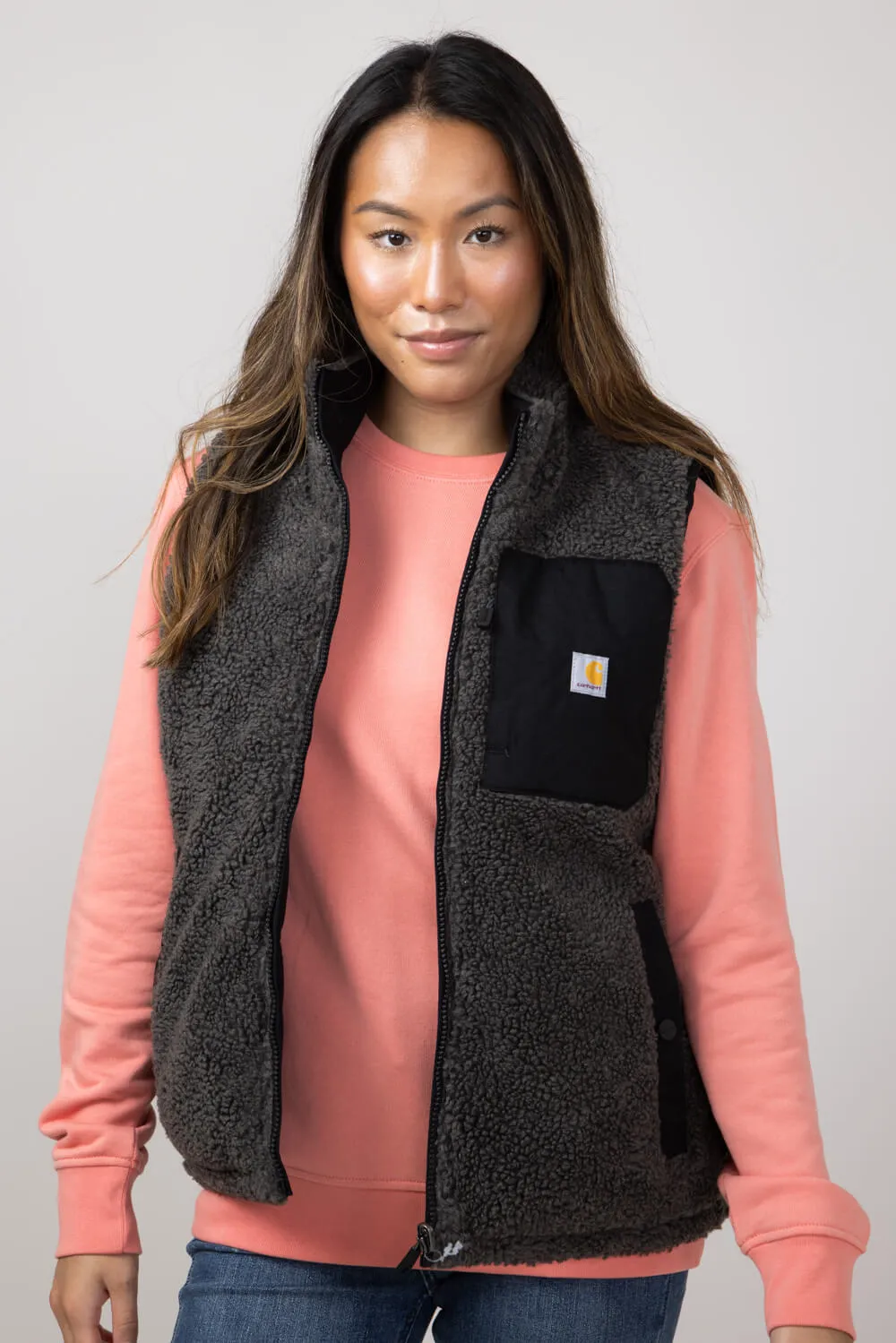 Carhartt Montana Puffer Insulated Reversible Vest for Women in Black | 105607-N04 sold by Glik’s product image thumbnail 5