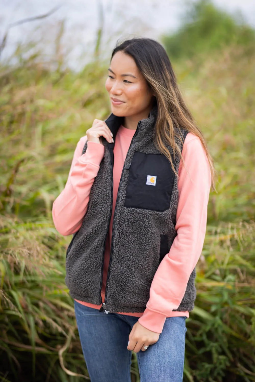 Carhartt Montana Puffer Insulated Reversible Vest for Women in Black | 105607-N04 sold by Glik’s product image thumbnail 4