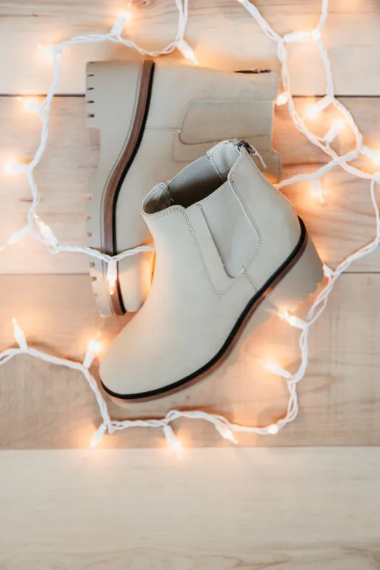 MIA Sefi Lug Booties for Women in Brown | MH2527-SAND sold by Glik’s