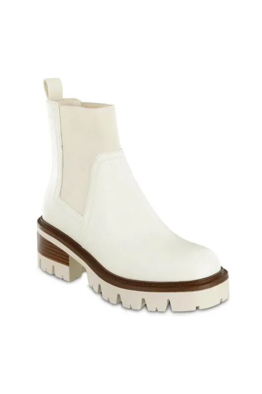 MIA Ives Lug Booties for Women in Bone White | GS1387802-BONE sold by Glik’s