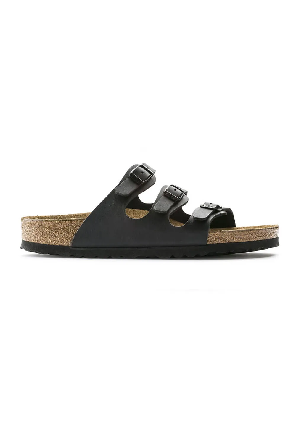 Birkenstock Florida Soft Footbed Birko-Flor Sandals for Women in Black | 53011 sold by Glik’s product image thumbnail 3