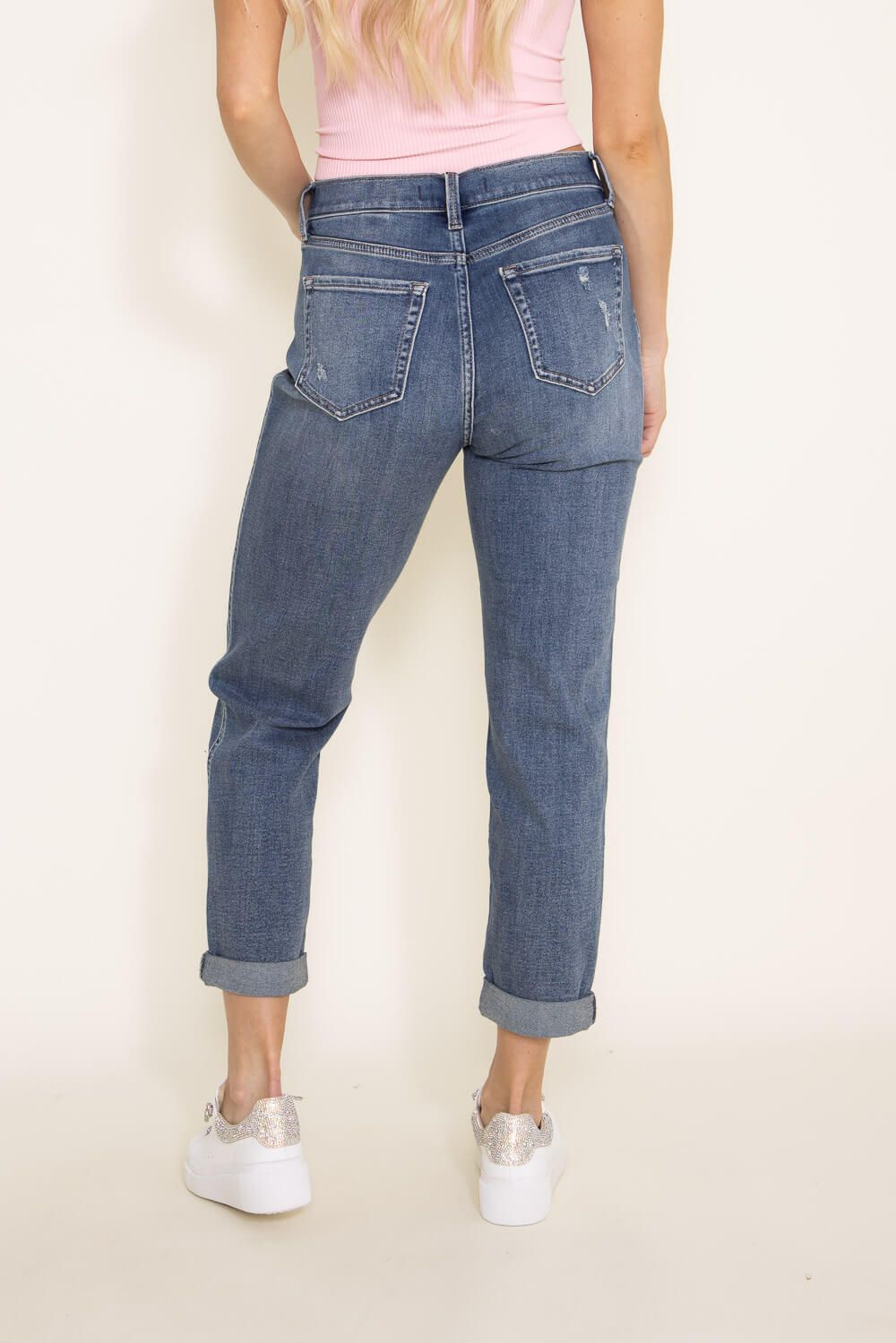 Eunina Rocky Super High Rise Retro Boyfriend Jeans for Women | E88073PRM sold by Glik’s product image thumbnail 2