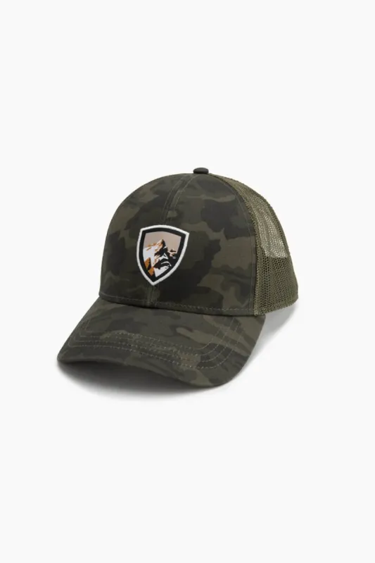 Kuhl Trucker Hat for Men in Camo Green | 830-GRCA sold by Glik’s