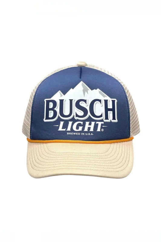 Brew City Busch Light Foam Trucker Hat for Men in Navy | 16773-853 NAVY sold by Glik’s