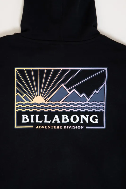 Billabong Youth Range Graphic Hoodie for Girls in Black | BSFHB47F-001-BLACK sold by Glik’s