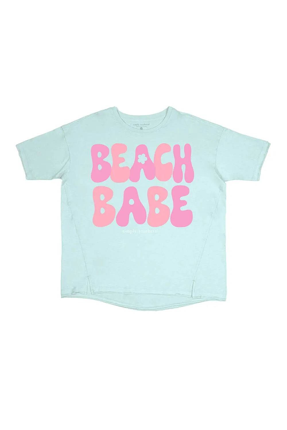 Simply Southern Boxy Beach Babe T-Shirt for Women in Blue | BOXY-SS-BEACH-SPLASH sold by Glik’s product image thumbnail 3