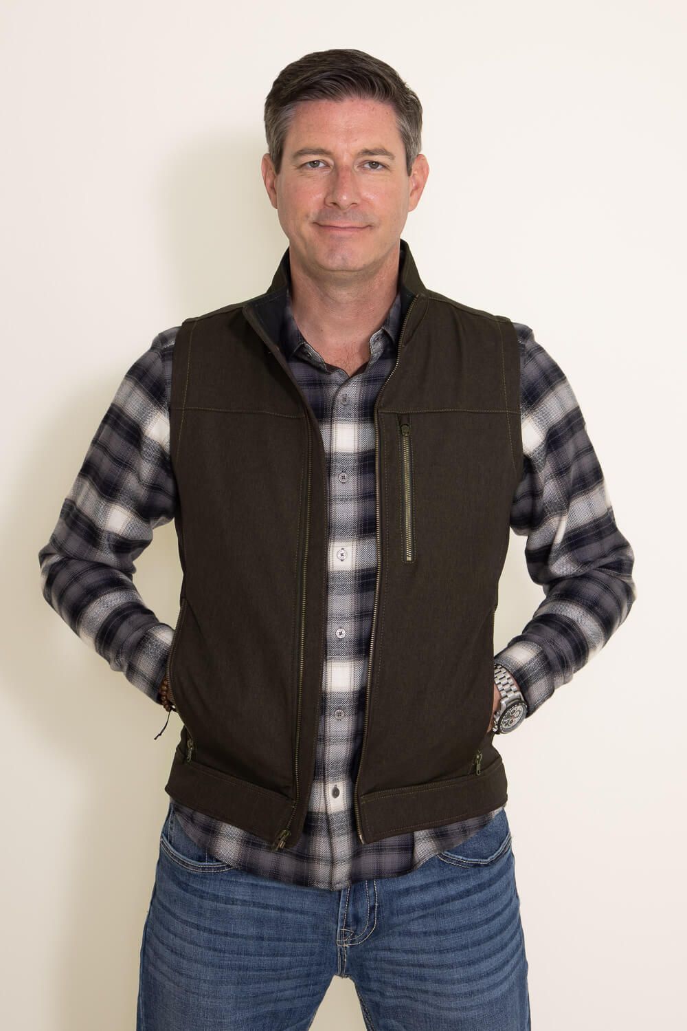 Kuhl Impakt Vest for Men in Brown | 1163-ES sold by Glik’s product image thumbnail 3