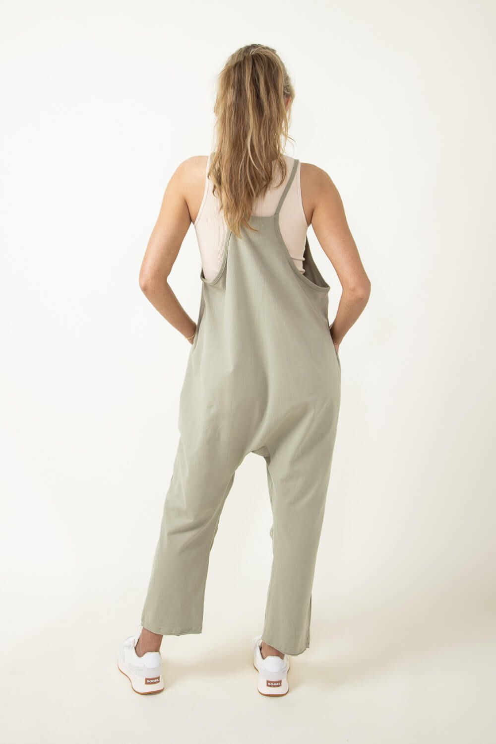 Outer Pocket Onesie for Women in Green | IB48437-SAG sold by Glik’s product image thumbnail 3
