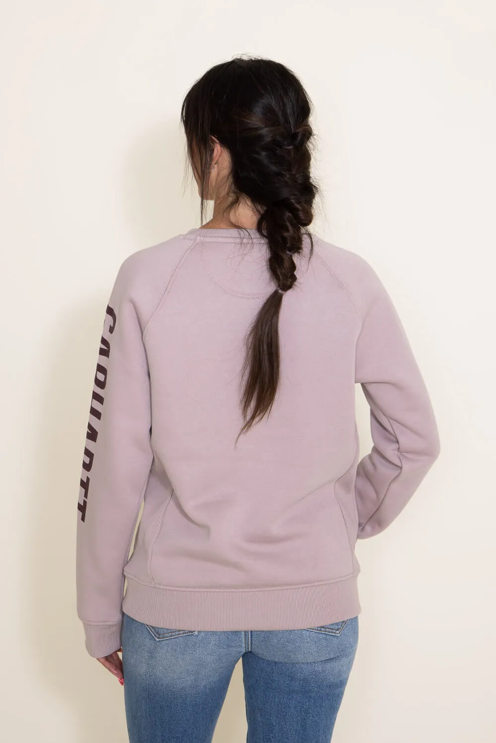 Carhartt Midweight Block Logo Sweatshirt for Women in Light Purple | 104410-V61 sold by Glik’s product image thumbnail 2